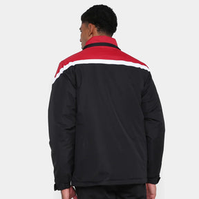 Jaqueta São Paulo SPR Parka C/ Capuz Masculina - Preto+Branco